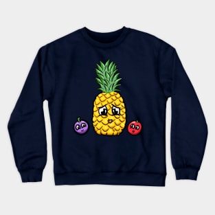 Pineapple is a Berry Cartoon Garden Tips Toons Crewneck Sweatshirt